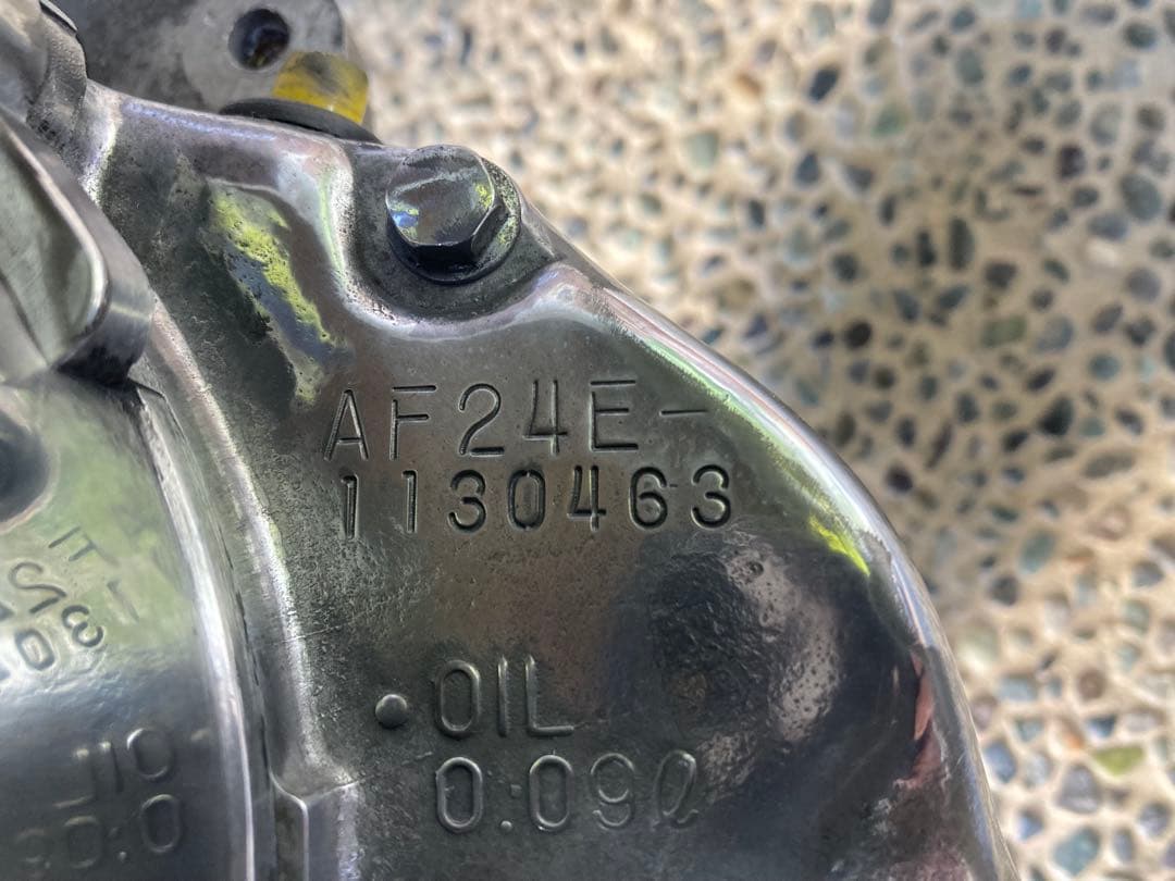タクト AF24 鏡面仕上げのエンジン　ジョルノにも！