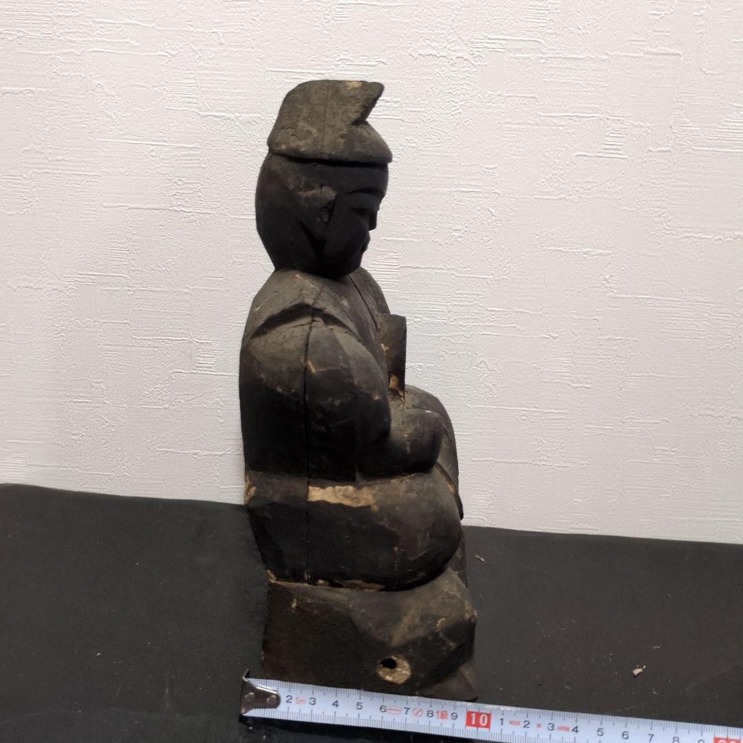 木製恵比寿人形 江戸時代