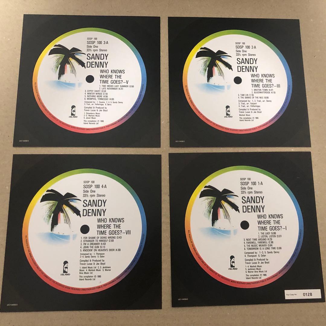 ４枚組 SHM-CD 紙ジャケット サンディ・デニー・ボックス +16 紙ジャケ