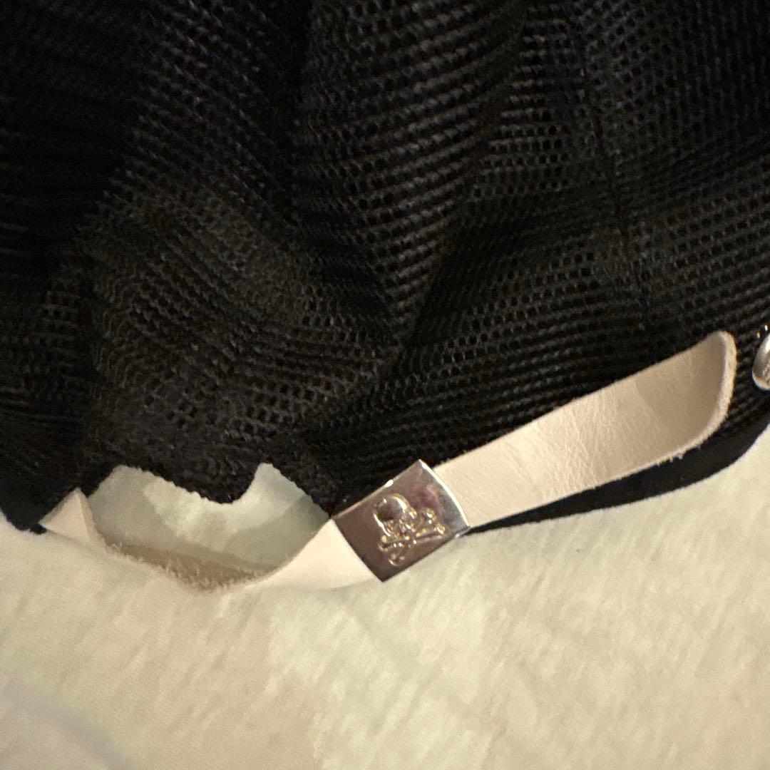 深い海の中　新品未使用STUSSY スカル刺繍キャップ Lサイズ