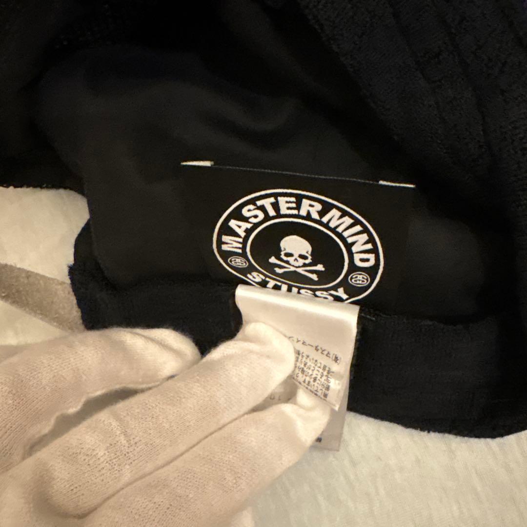 深い海の中　新品未使用STUSSY スカル刺繍キャップ Lサイズ