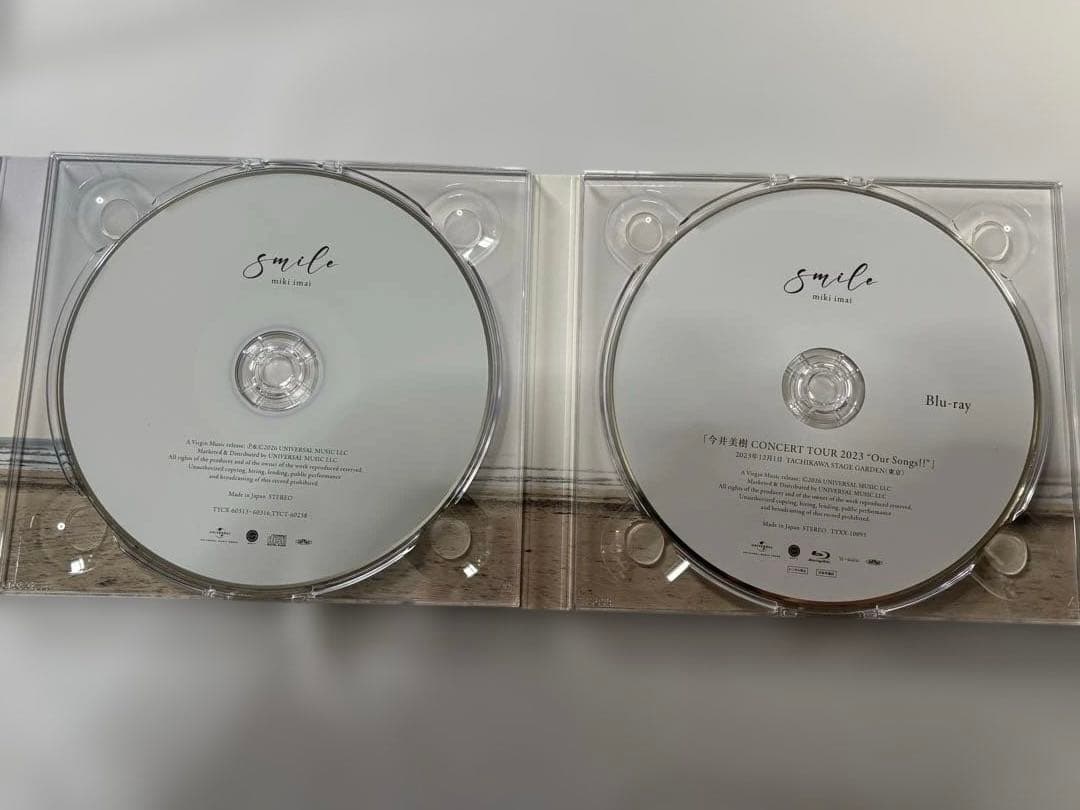 今井美樹 smile 初回限定盤A CD+Blu-ray シリアル有