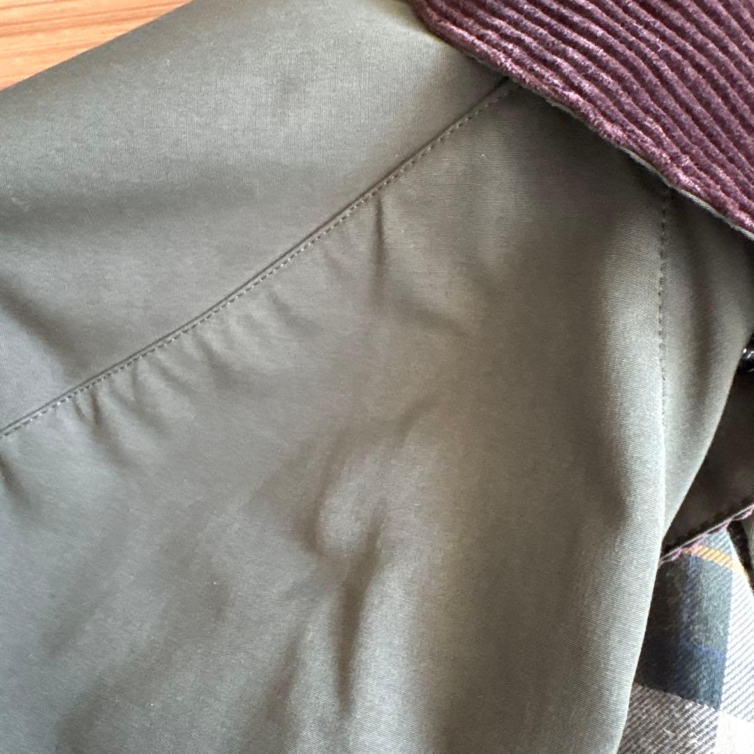 Barbour BEDALE 2レイヤー 38 ビームス別注 L カーキ