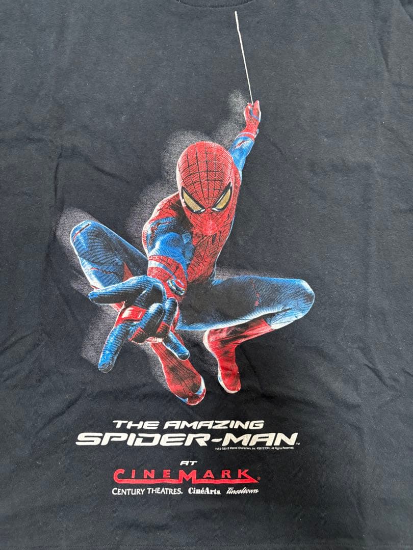 2010's THE AMAZING SPIDER-MAN 映画プリントTシャツ
