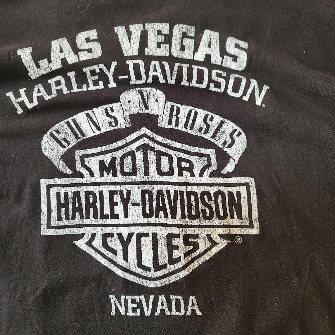 T*9様 GUNS N' ROSES ハーレーダビットソン　Tシャツ ブラック