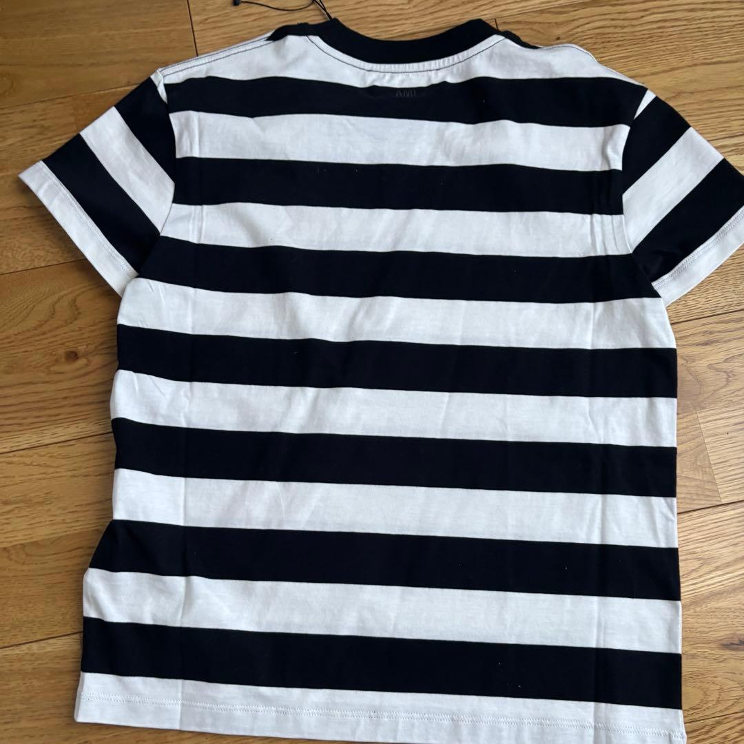 新品タグ付 AMI PARIS アミパリス ボーダーTシャツ XXS