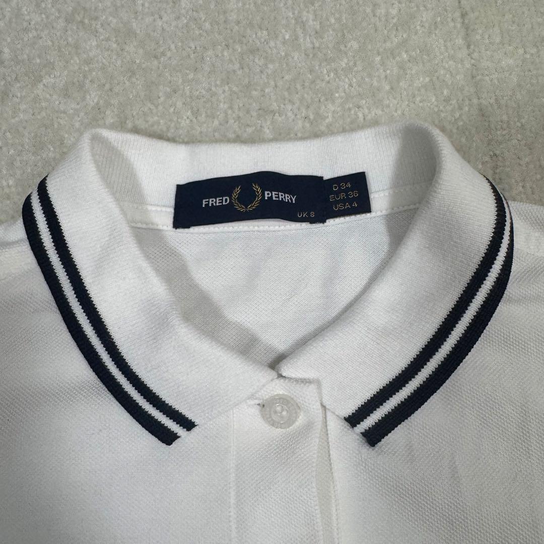 Fred Perry Shirt G3600 フレッドペリーポロシャツ　白黒