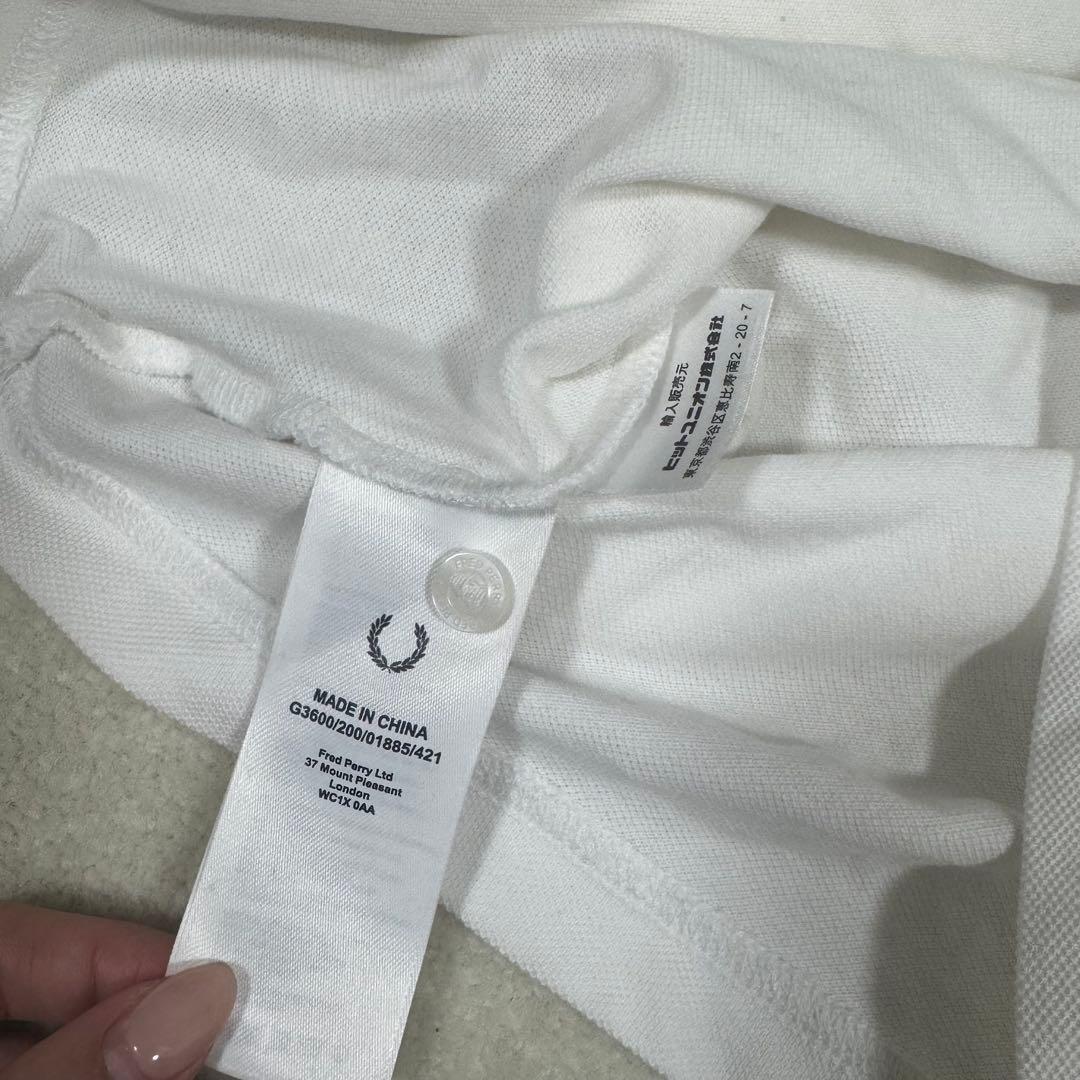 Fred Perry Shirt G3600 フレッドペリーポロシャツ　白黒