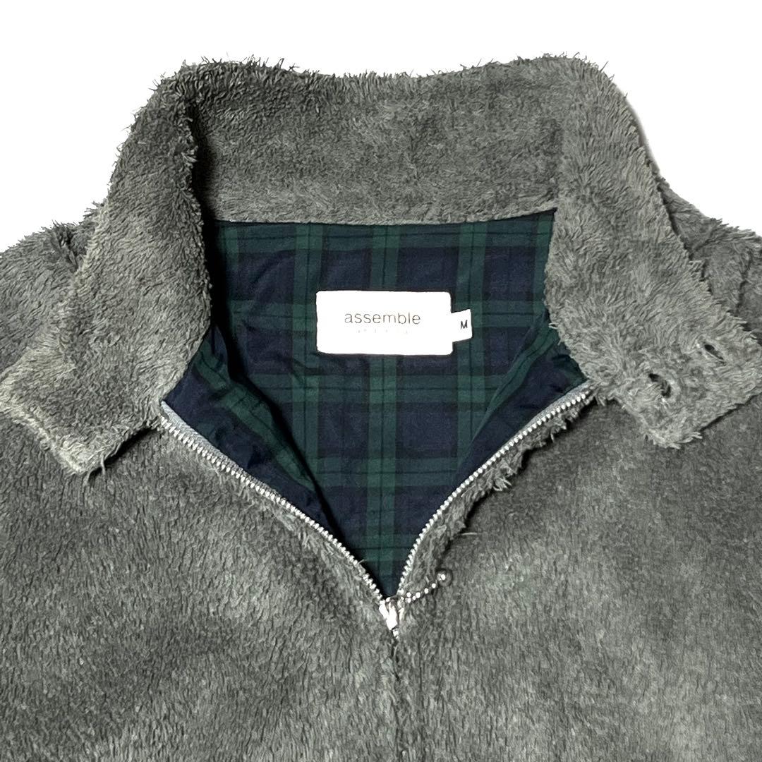 AFFA PILE HARRINGTON JACKET グレー Mサイズ