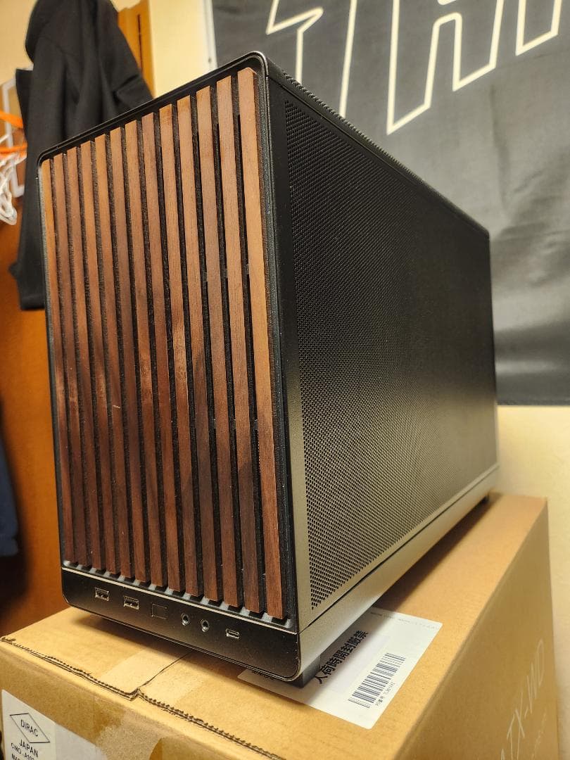 LIAN LI A3-mATX WD MiniITX PCケース ブラックウッド