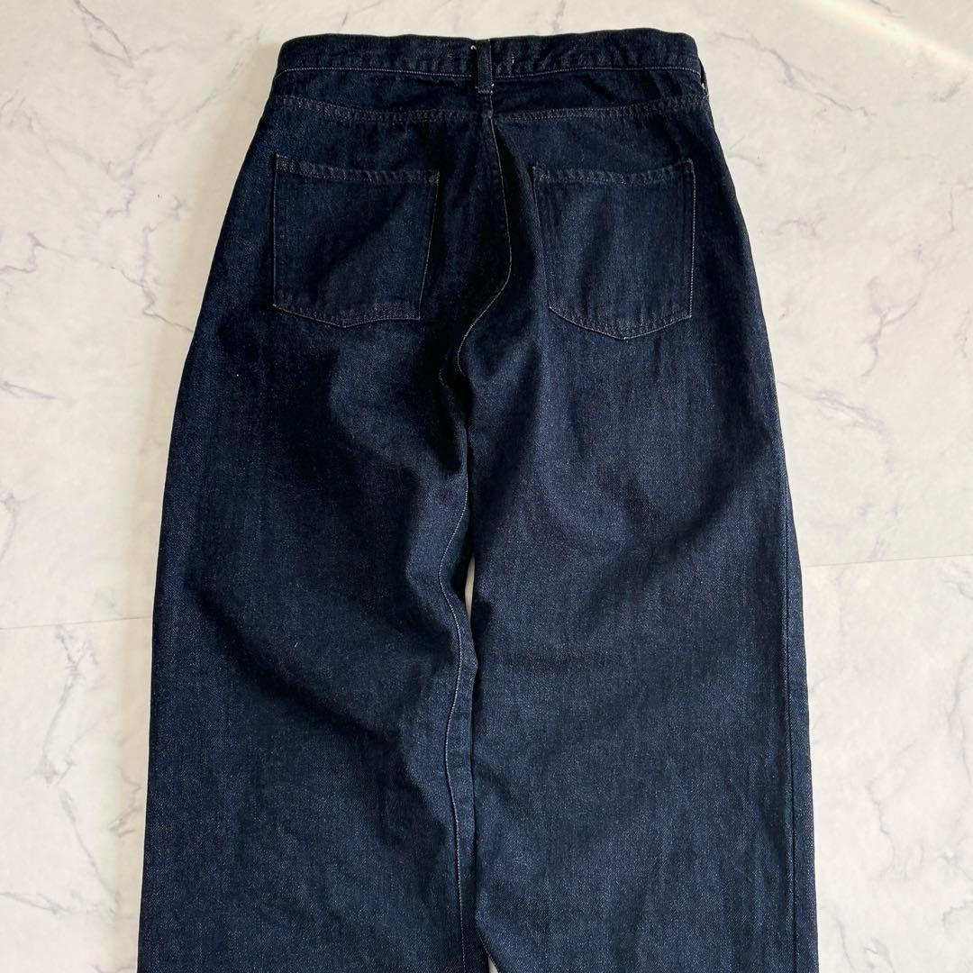 美品 ウィムガゼット ポケットデニムパンツ インディコ36