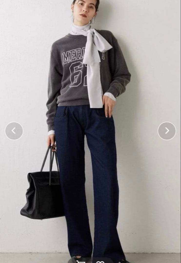 美品 ウィムガゼット ポケットデニムパンツ インディコ36