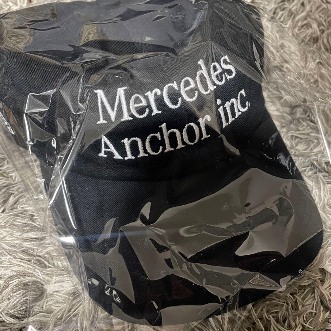 新品 ブラック Mersedes Anchor Inc. CAP キャップ