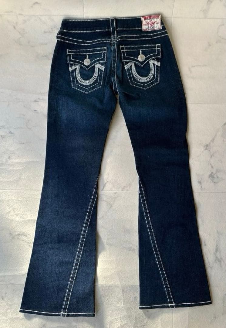【未使用品】usa製True religion ブーツカットデニム・フレアデニム