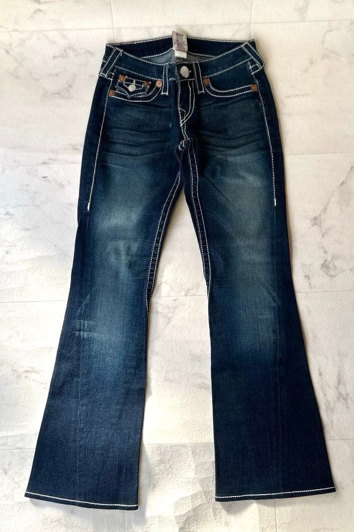 【未使用品】usa製True religion ブーツカットデニム・フレアデニム