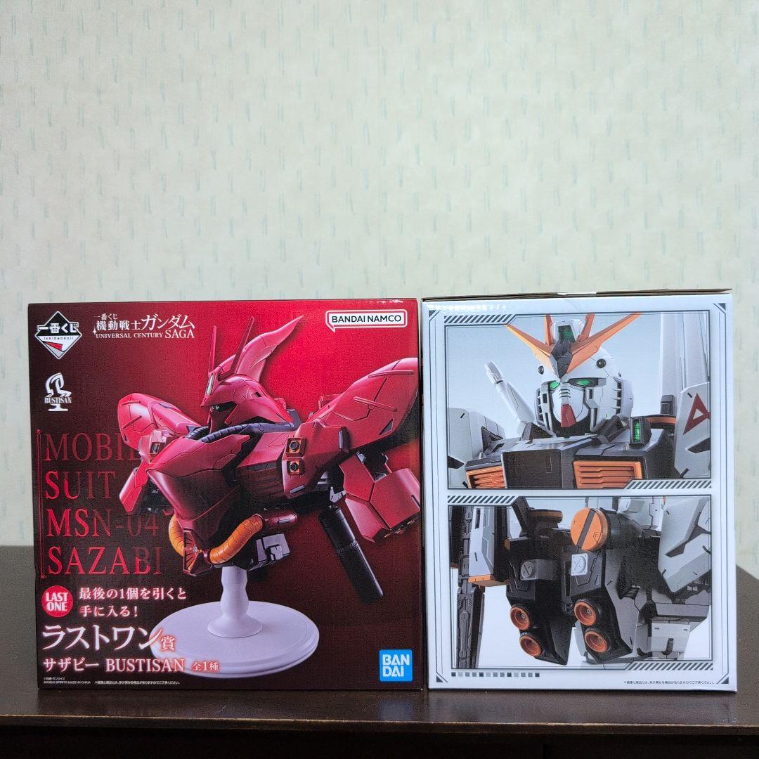 一番くじ　機動戦士ガンダム　ラストワン　サザビー　A賞　νガンダム　B賞　シャア