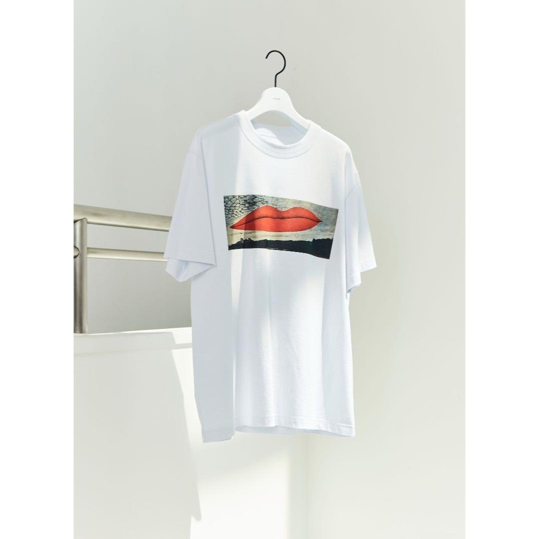 2　SACAI 25AW MAN RAY 唇 Tシャツ　サカイ　マンレイ　新品