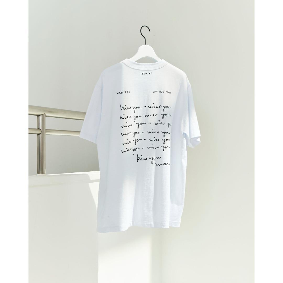 2　SACAI 25AW MAN RAY 唇 Tシャツ　サカイ　マンレイ　新品