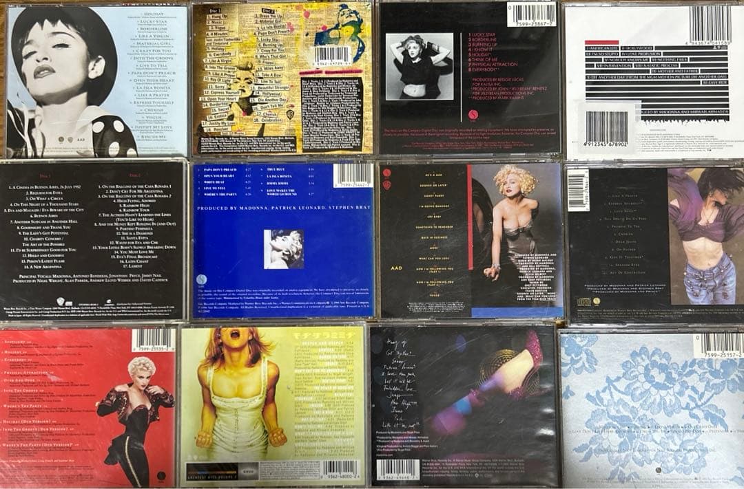 マドンナ、CD、本