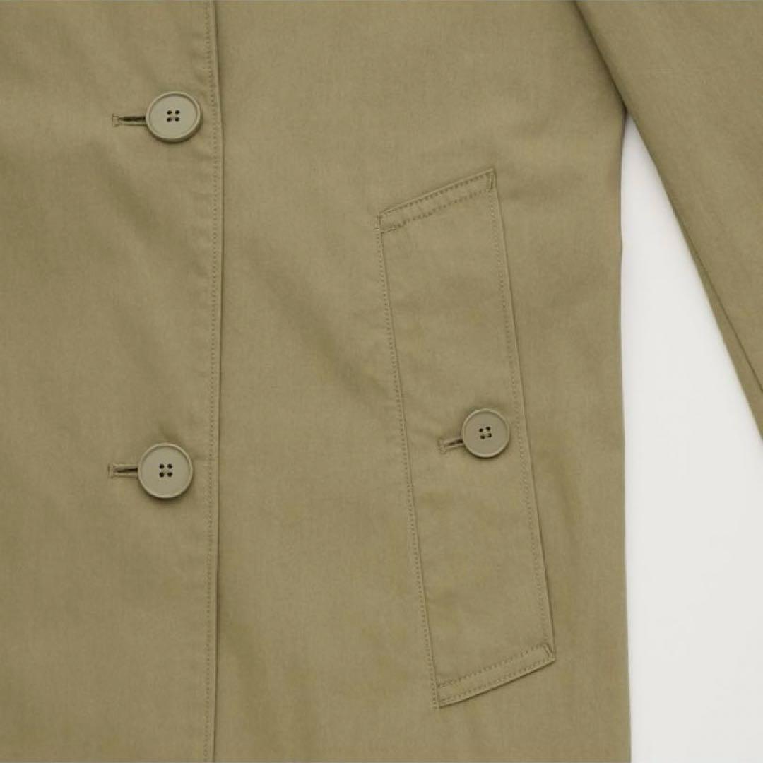 UNIQLO U レディース　オーバートレンチコート　 M 新品タグ付　ブラック