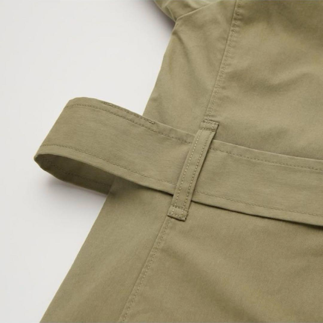 UNIQLO U レディース　オーバートレンチコート　 M 新品タグ付　ブラック