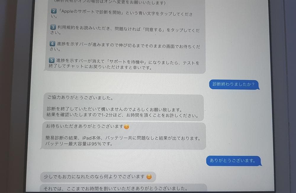 iPad 第5世代 電池容量95％ 32GB A1823 セルラー シルバー