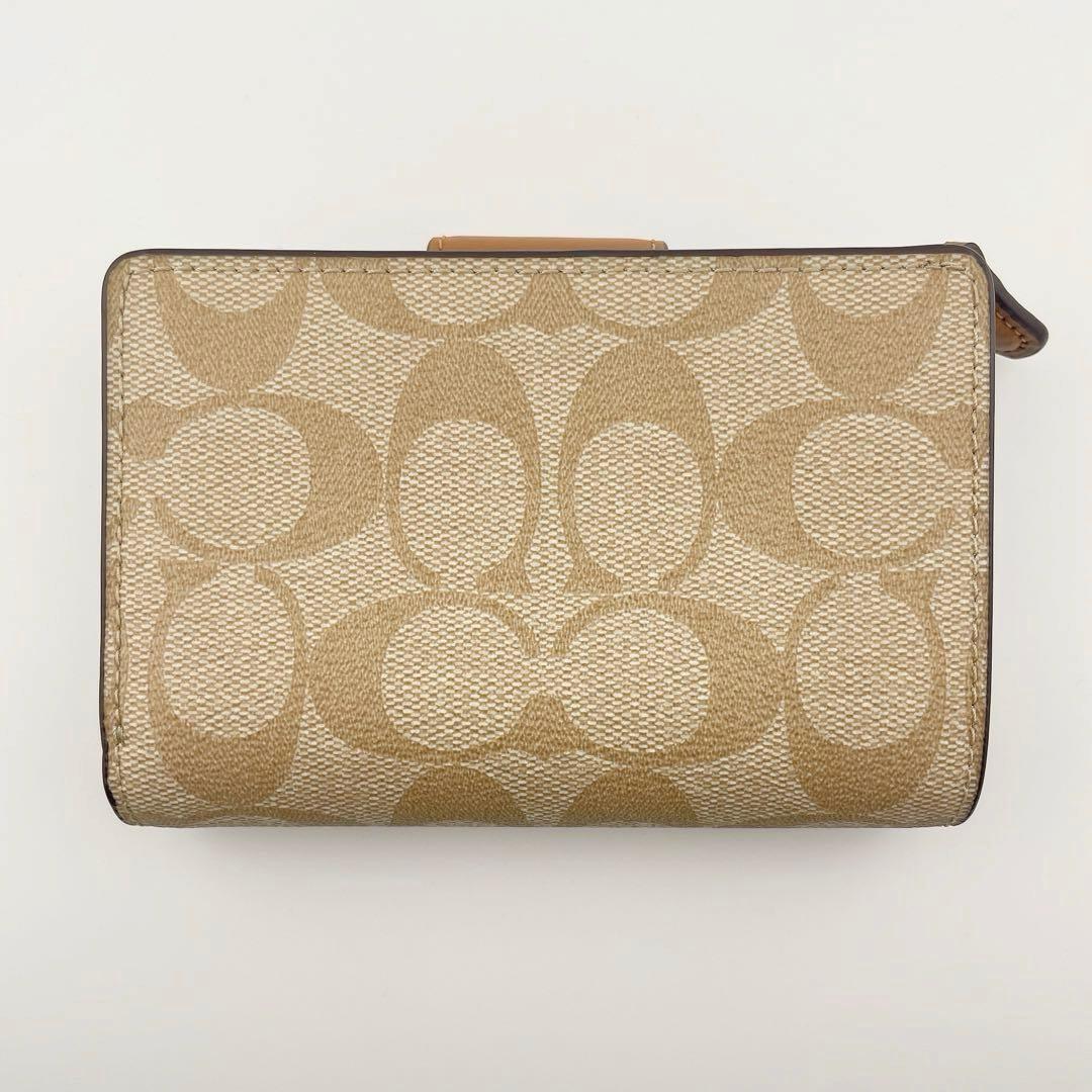 未使用級✨COACH コーチ ミディアム コーナー ジップ 二つ折り財布