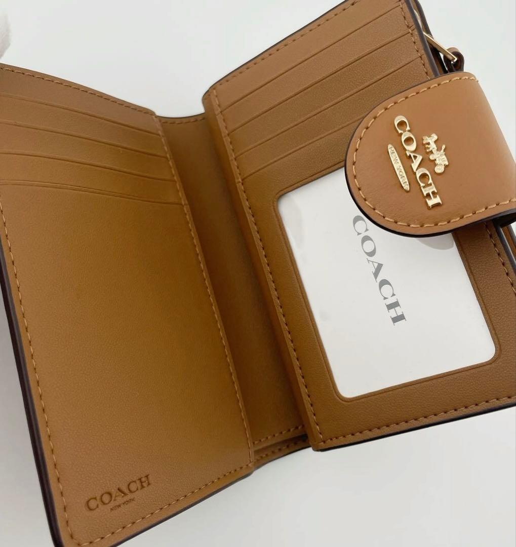未使用級✨COACH コーチ ミディアム コーナー ジップ 二つ折り財布