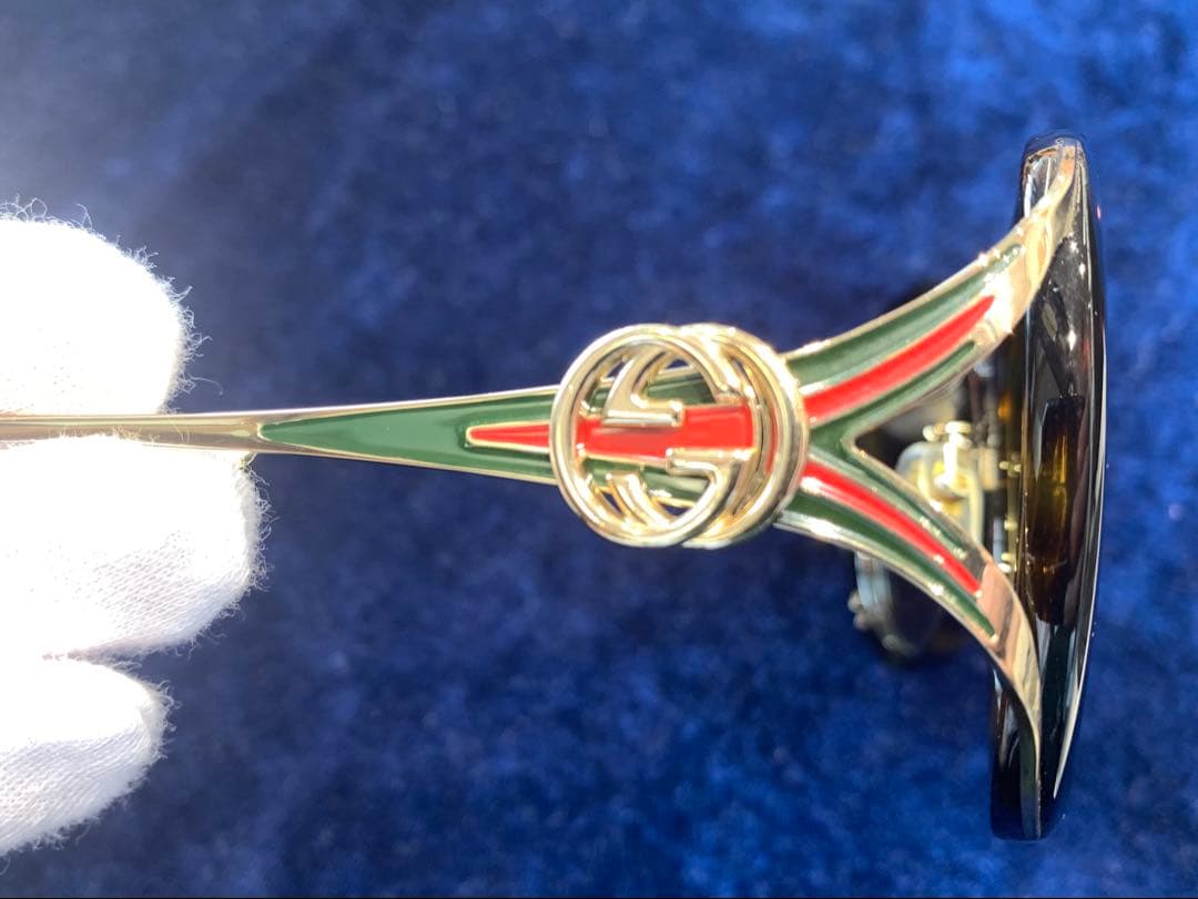 【美品】GUCCI グッチ インターロッキングG サングラス GG0226SK