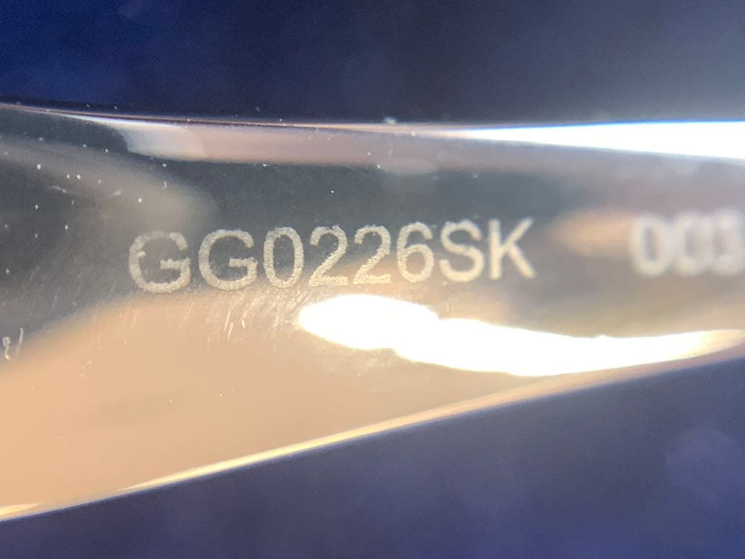 【美品】GUCCI グッチ インターロッキングG サングラス GG0226SK