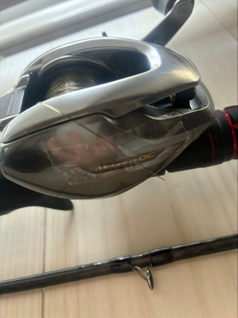 Shimano nium DC HG 左ハンドル + Zodiasロッド
