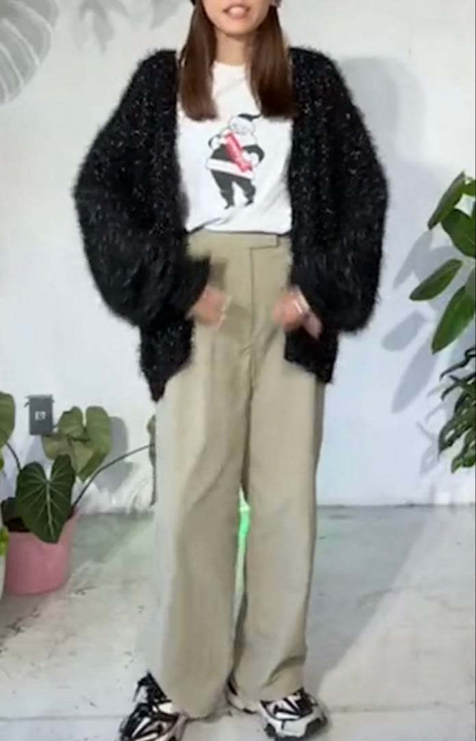 【新品未使用】 ラメ カーディガン wcj 若槻千夏