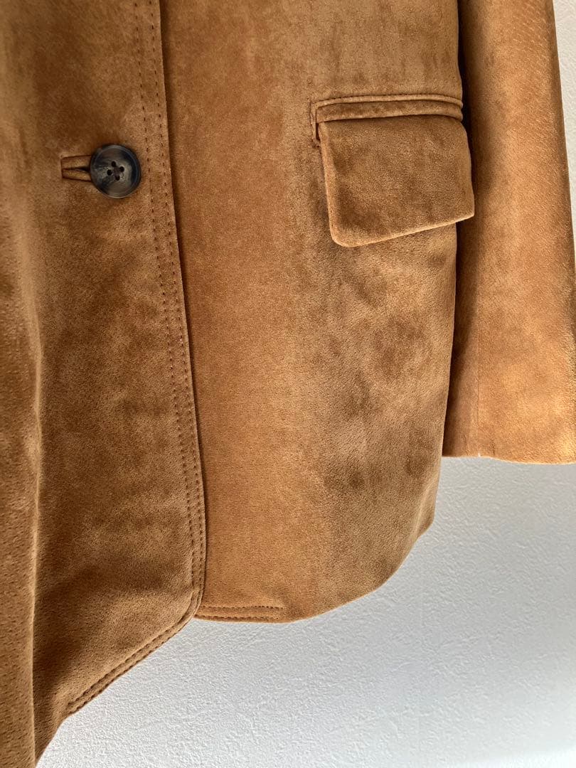 【新品】ZARA スウェード　ジャケット　XS キャメル