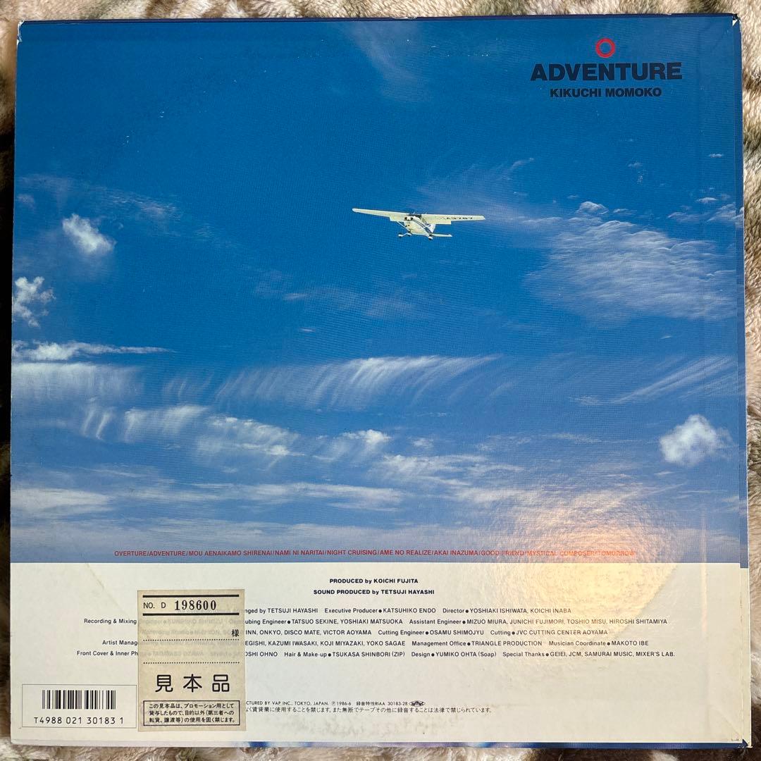 菊池桃子／ADVENTURE／もう逢えないかもしれない／林哲司／レコード／美盤