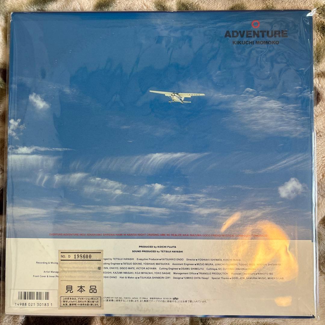 菊池桃子／ADVENTURE／もう逢えないかもしれない／林哲司／レコード／美盤