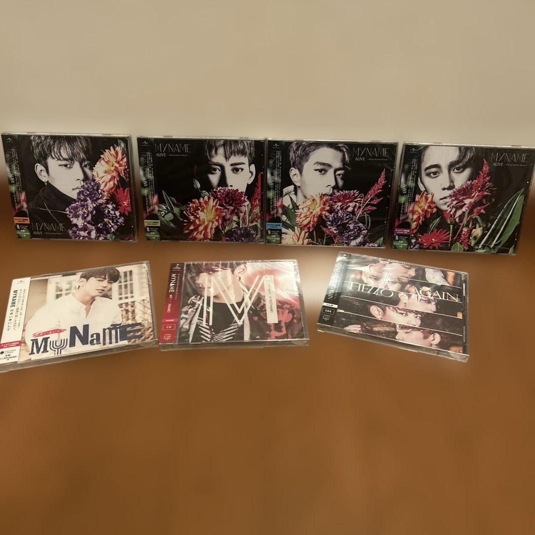 【匿名発送】MYNAME 韓流 CD DVD うちわ ペンライト35点セット