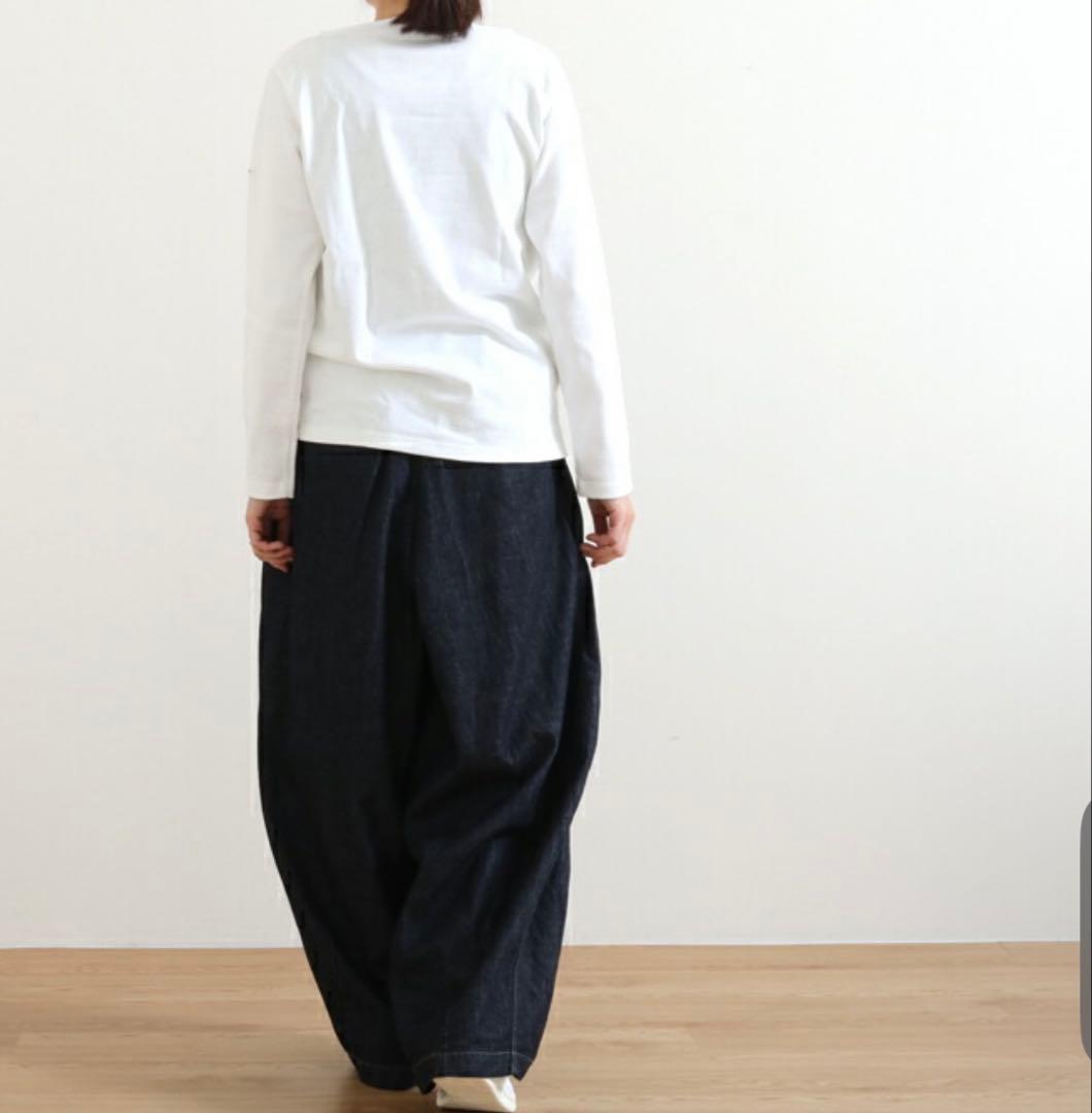 美品✨【ハーベスティ】デニムサーカスパンツ　サイズ1