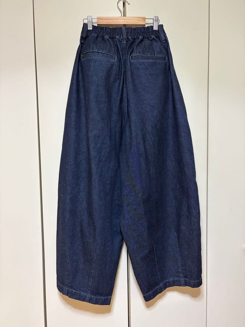 美品✨【ハーベスティ】デニムサーカスパンツ　サイズ1