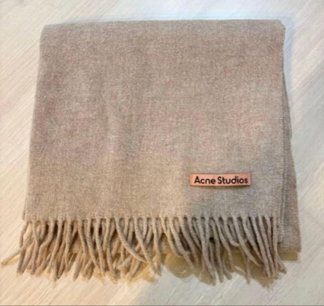 Acne Studios オートミール マフラー