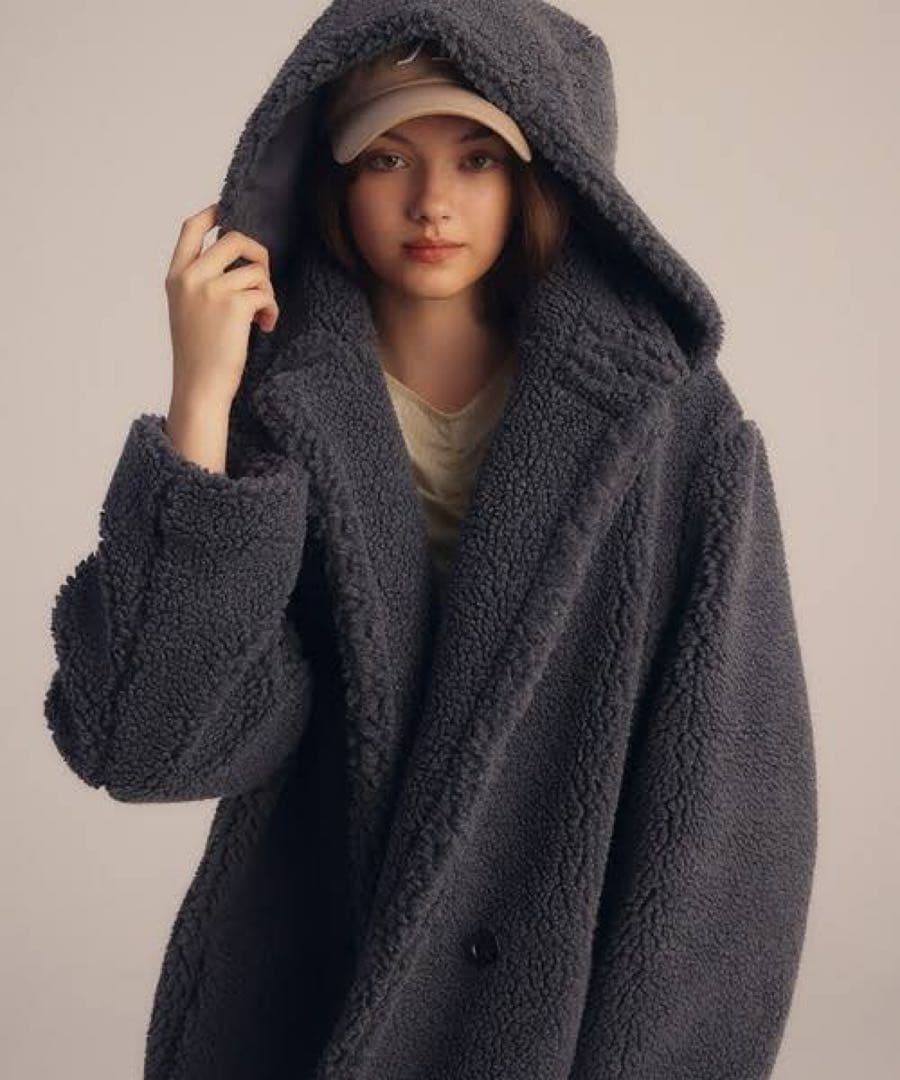 RANDEBOO ランデブー cats boa coat ボアコート