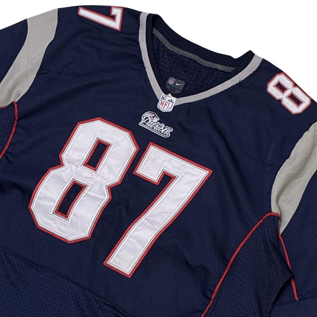 NIKE NFLペイトリオッツ 刺繍 90s アメフトゲームシャツ ユニフォーム
