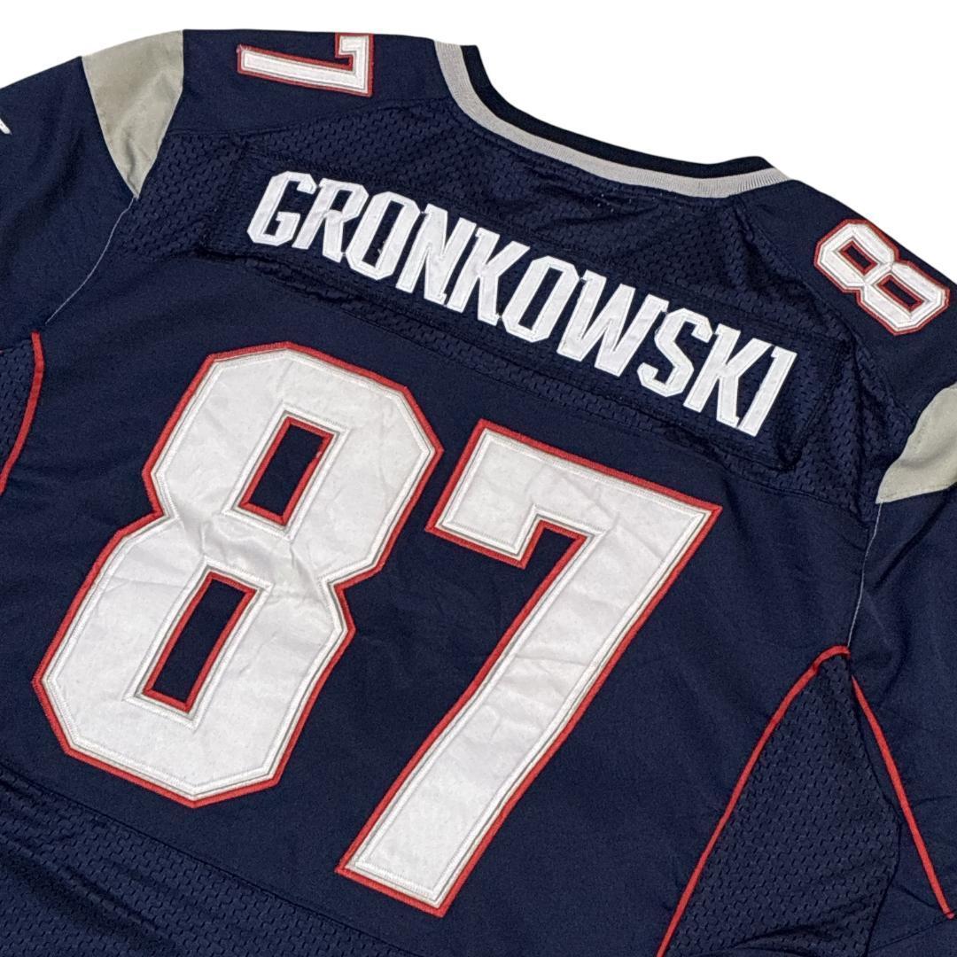 NIKE NFLペイトリオッツ 刺繍 90s アメフトゲームシャツ ユニフォーム