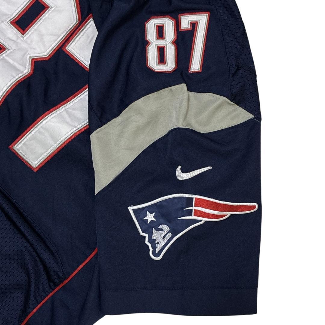 NIKE NFLペイトリオッツ 刺繍 90s アメフトゲームシャツ ユニフォーム