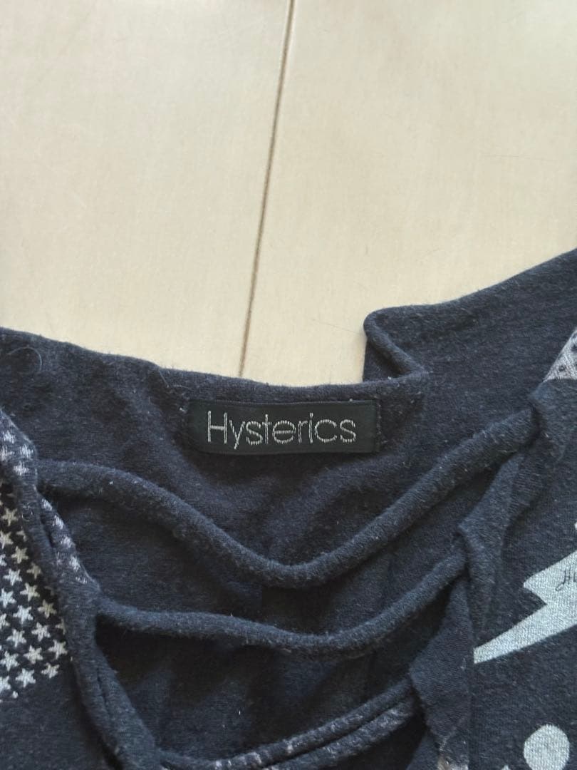 Hysterics 半袖Tシャツ 黒 グラフィックプリント