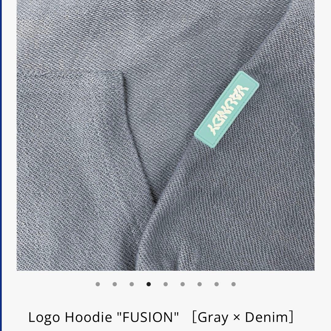 Vaundy バウンディLogo Hoodie \"FUSION グレー
