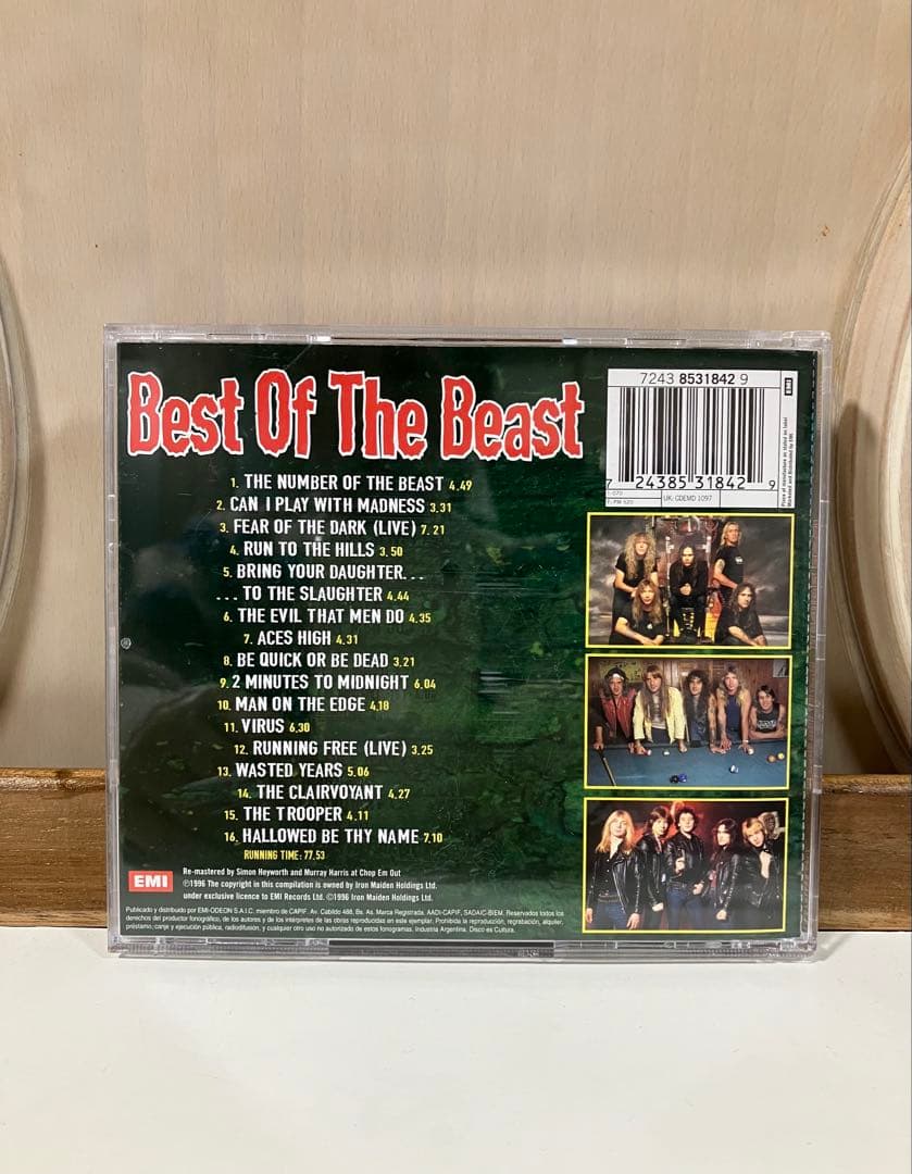 CD Best of the Beast／Iron Maiden 輸入盤　帯付き
