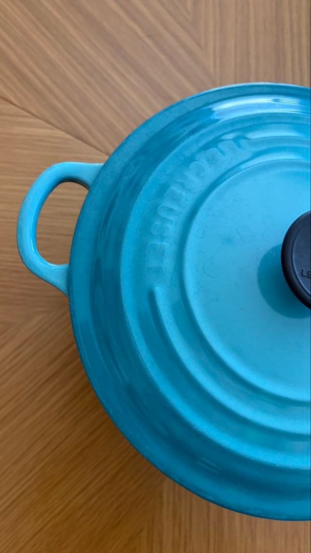 LE CREUSET LE CREUSET ココットロンド カリビアンブルー