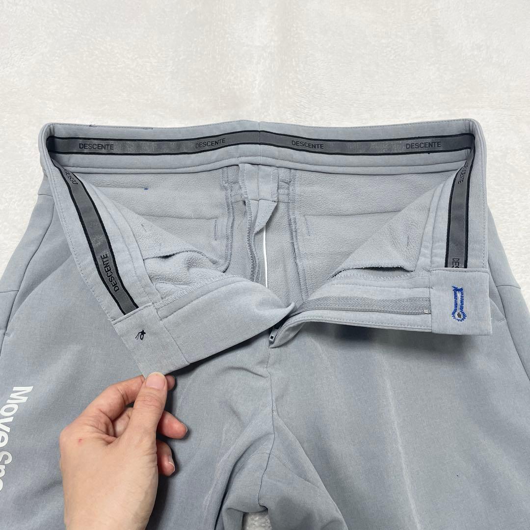 デサント メンズ ストレッチ ゴルフ パンツ ボンディング グレー