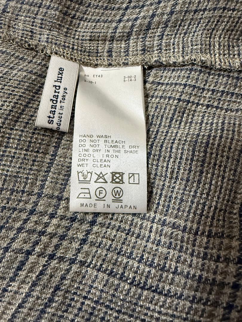 JOURNAL STANDARD LUXE リネンチェックジャケット