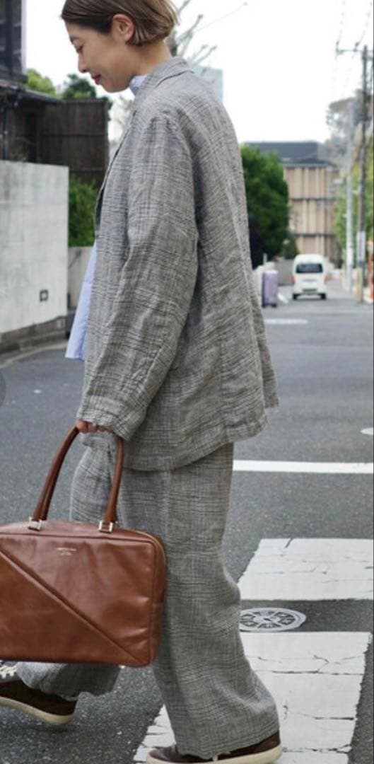 JOURNAL STANDARD LUXE リネンチェックジャケット
